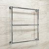 Kingston Brass 30" x 32" Wall Mount Towel Rack, Polished Chrome DTM32303CP